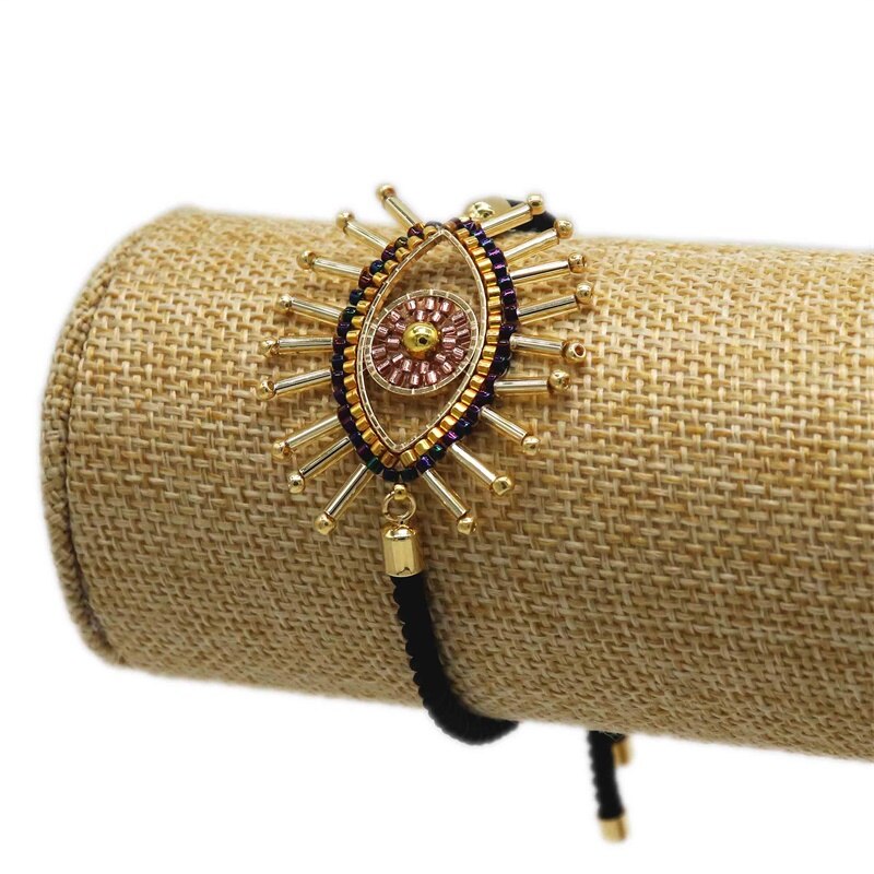 ZHONGVI Bracelet For Women MIYUKI Glass Beads Bracelets Mexican Jewellery Turkish Evil Eye Pulseras Handmade Woven