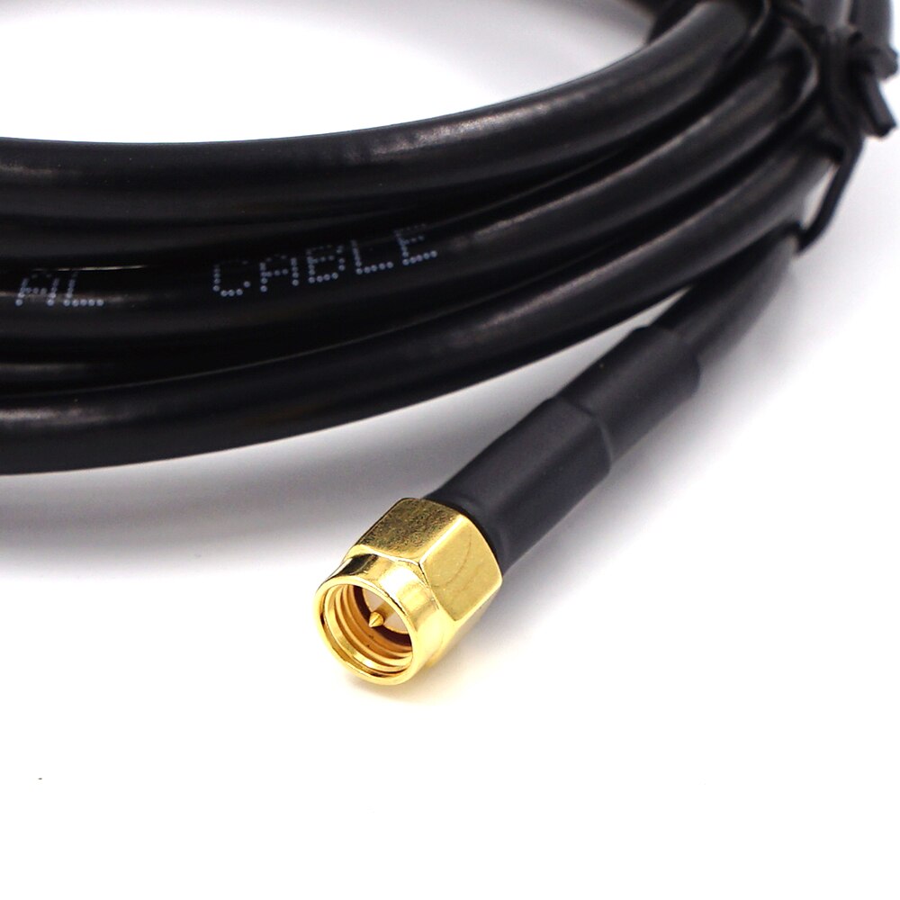 Low Loss Extension Antenna Cable SMA Male to SMA Female RG58 50 ohm Coax Cable