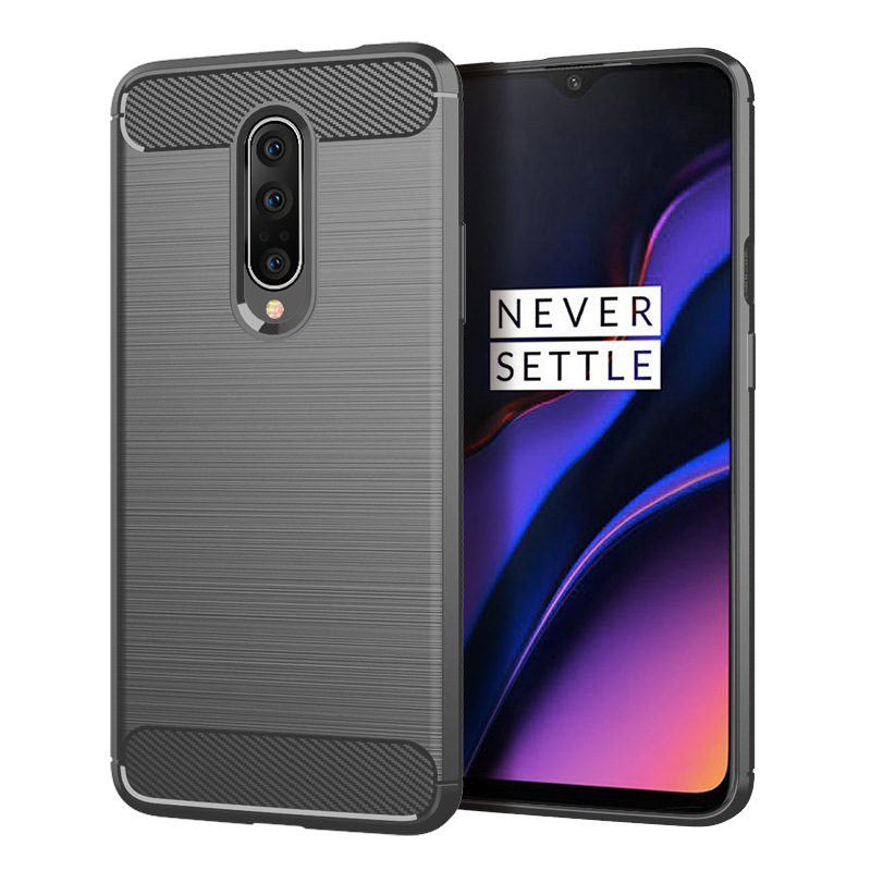 Funda de fibra de carbono para Oneplus 7pro 1 + 7 Pro, Fundas de silicona a prueba de golpes, protección completa para One Plus 7Pro, funda trasera para teléfono
