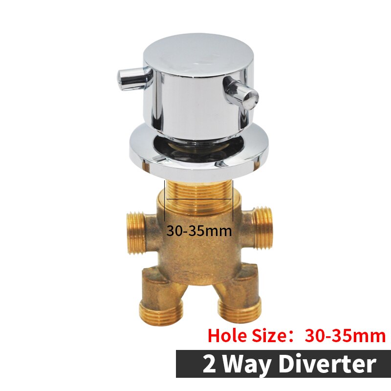 Brass Bathtub Waterfall Tap Diverter 2 Way Switch Control Valve For Shower Mixer Faucet Shower Bath Cascade Waterfall Bathroom: WF-115-Diverter