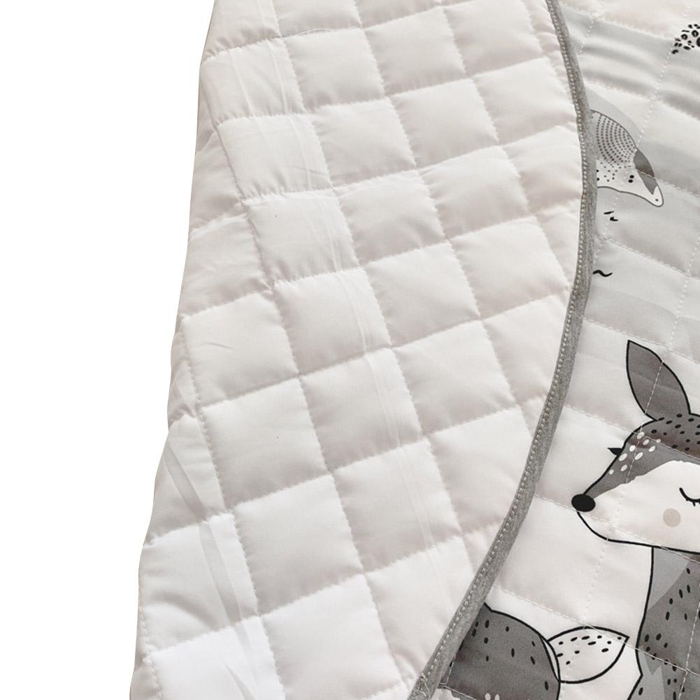 Opvouwbare Kinderen Kruipen Deken Comfortabele Zachte Katoen Game Cushioned Mat 95Cm Diameter Voor Slaapkamer Babykamer