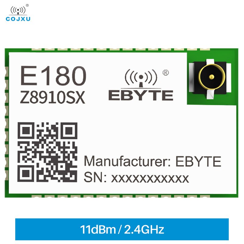 Cojxu JN5189 ZigBee3.0 E180-Z8910SX Ipex 11dBm 500M Touch Link Netwerk Protocol Self-Healing Draadloze Soc Module