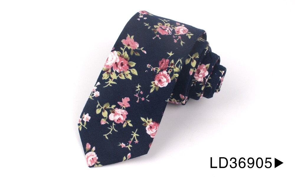 Katoen Dassen Casual Bloemen Stropdas Voor Bruiloft Pakken Skinny Tie Voor Mannen Vrouwen Slanke Mannen Stropdas Gravatas Ties: LD36905