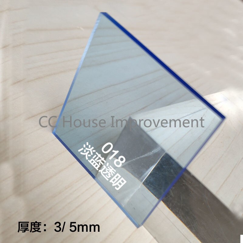 Kleur Plastic Plaat Kleur Transparant Acryl Plaat Customization: 100mmx100mmx3mm / 018