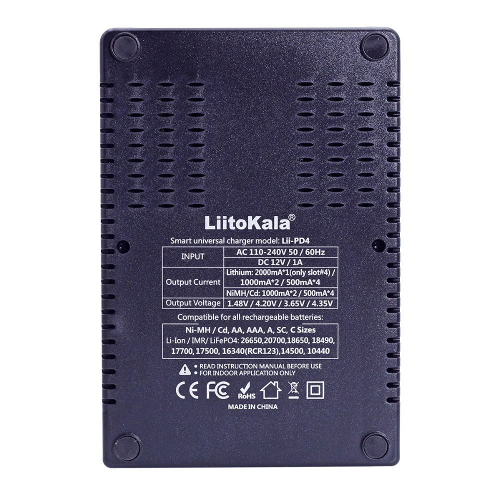 Liitokala Lii-500 Lii-PD4 Lii-500S LCD 3.7V 18650 18350 18500 21700 20700B 20700 14500 26650 AA NiMH lithium-battery Charger
