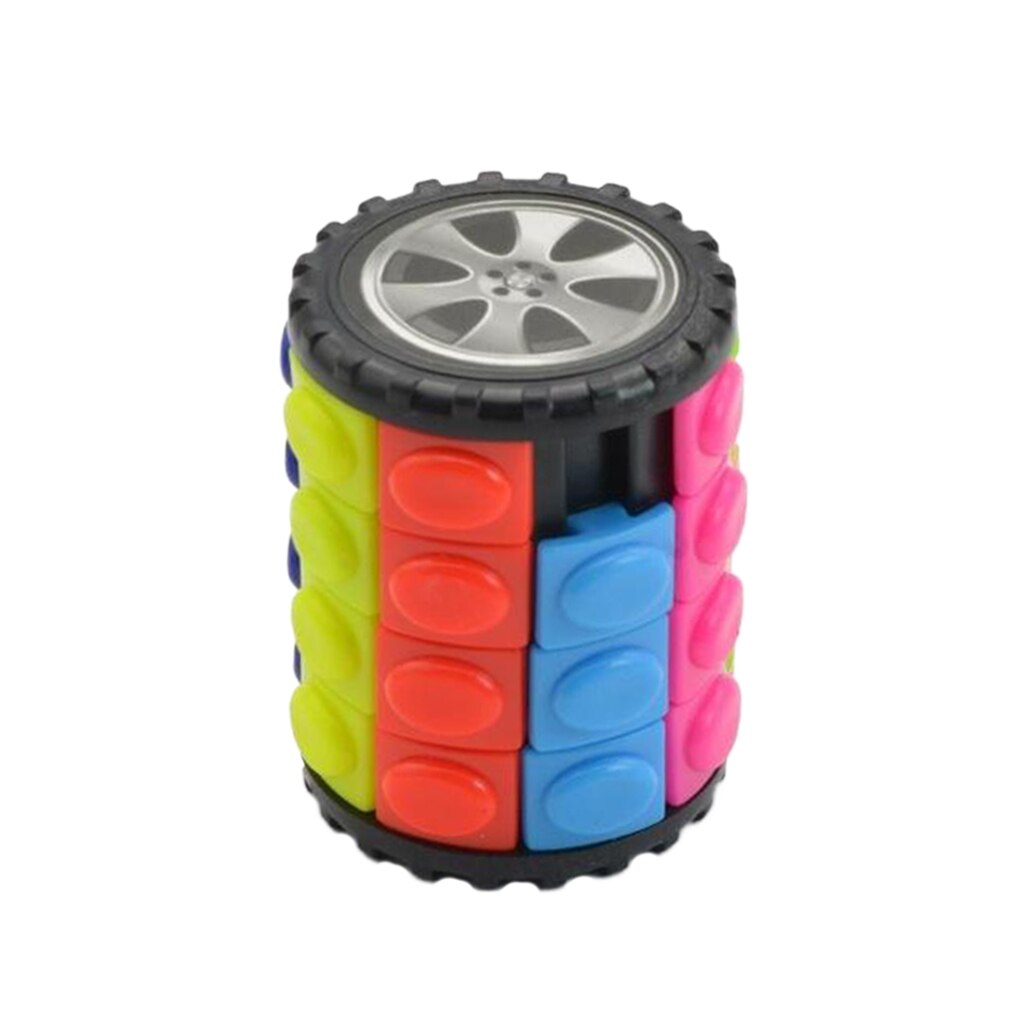 Zylinder Würfel Bunte Dekompression Würfel freundlicher Puzzle Spielzeug für freundlicher Erwachsene