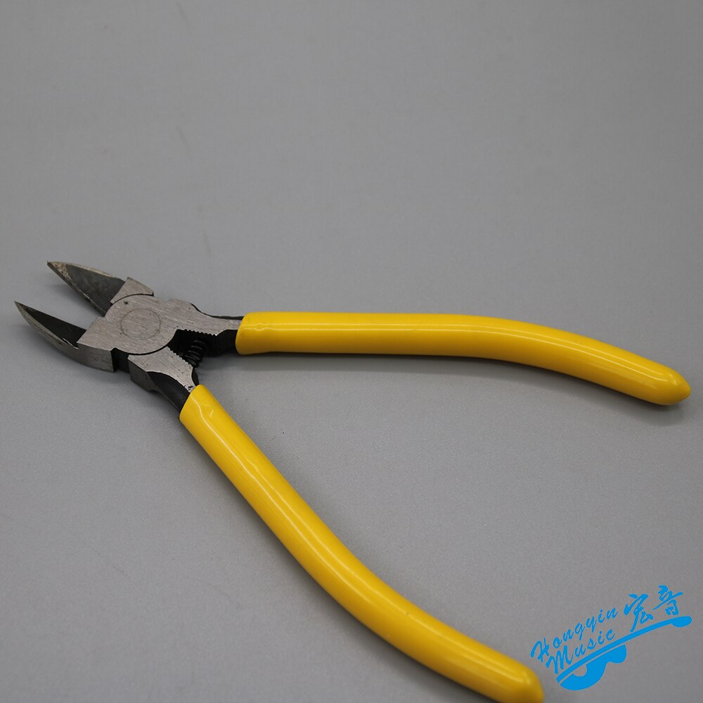 Fret Removing Puller Side Head Pliers Sharp Fret Flush Cutter Cutting Pliers For Guitar Metal+Rubber