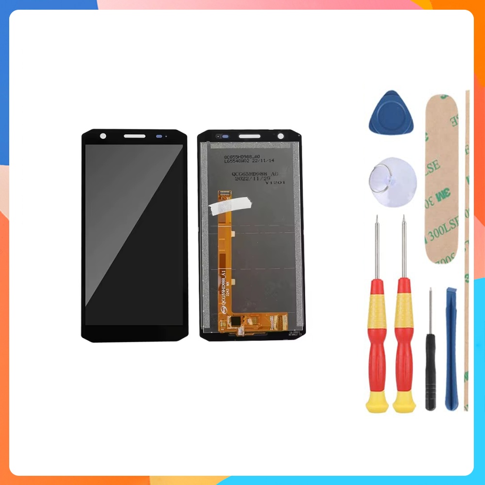 robić Doogee S40 S40 zawodowiec S41 S51 S55 S58 zawodowiec S59 zawodowiec S60 S61 S68 zawodowiec S70 S88 zawodowiec S89 S96 zawodowiec S98 S99+ Wyświetlacz LCD + ekran dotykowy: lazur