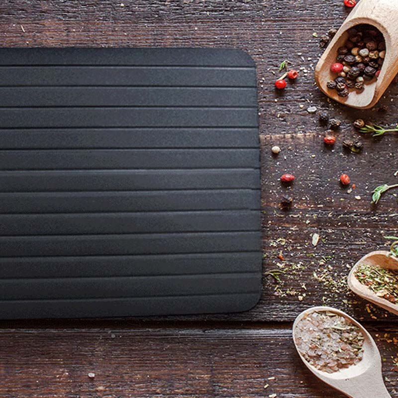 9 ganger effekt hurtig tining brett tine frossen mat kjøtt frukt hurtig tining tallerken bord tining husholdning kjøkken gadget