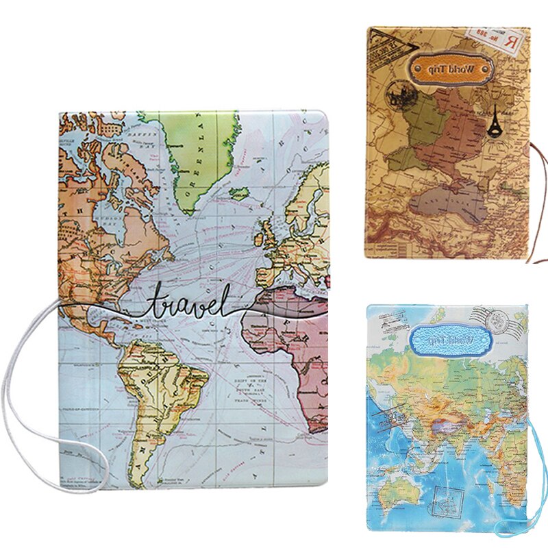 Funda de pasaporte de dibujos animados de animales, accesorios de viaje, soporte de pasaporte informal de PVC, tarjetero de pase de negocios, Cartera de mujer, tarjeta de identificación de crédito