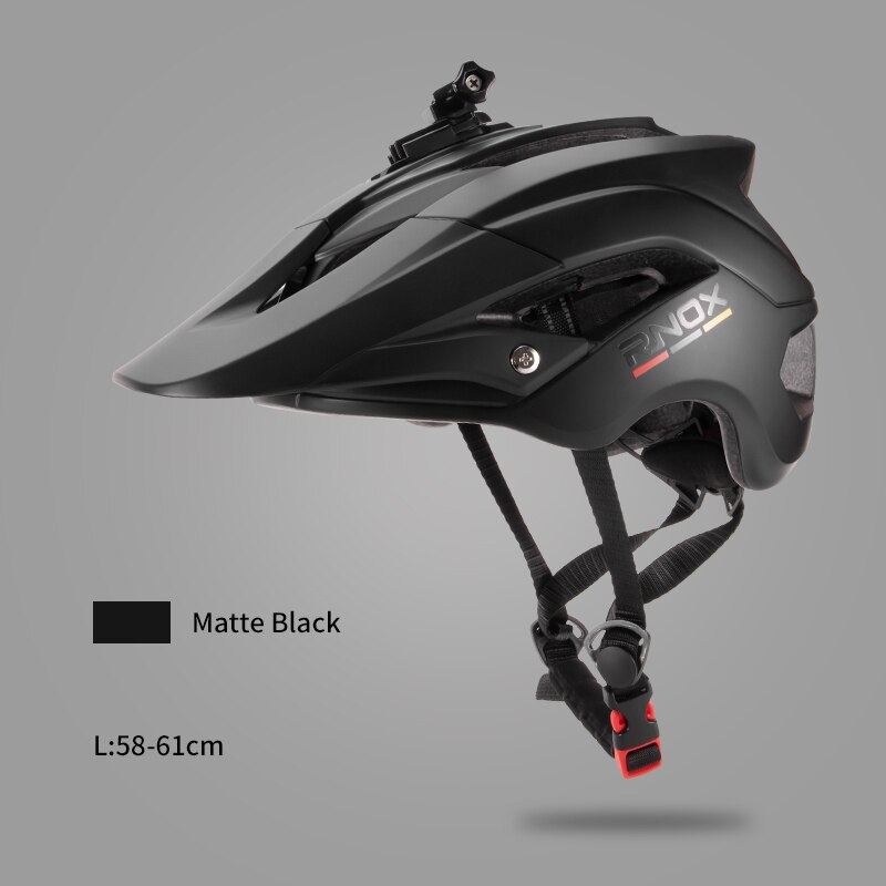 Casque de vélo ultraléger pour hommes et femmes, casquette de sécurité pour le cyclisme en montagne: 01 / L 58-61cm