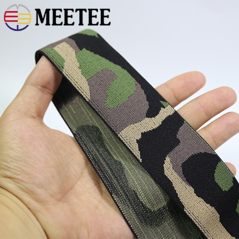 3Meters 30mm 40mm Elastic Band For Trousers Skirt Waist Belt Strap Rubber Band Polyester Webbings DIY Sewing Garment Accessories