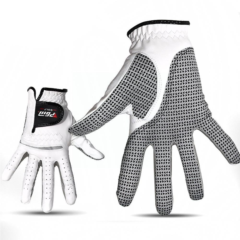1 stücke männer Golf Handschuh Micro Faser Weich Links Rechts LH Partikel Nicht RH Golf Slip Hand Atmungsaktive Handschuhe anti-Schleudern W9A2