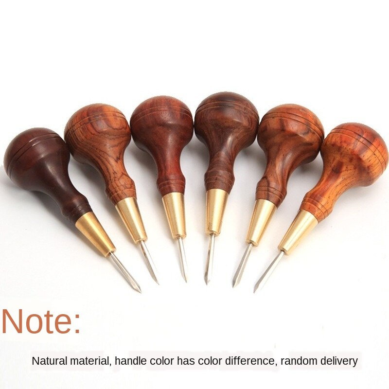 Handgemaakte lederwaren diy sandelhout diamanten priem palissander diamanten kegel leren priem diamanten kegel diamanten hakkegel
