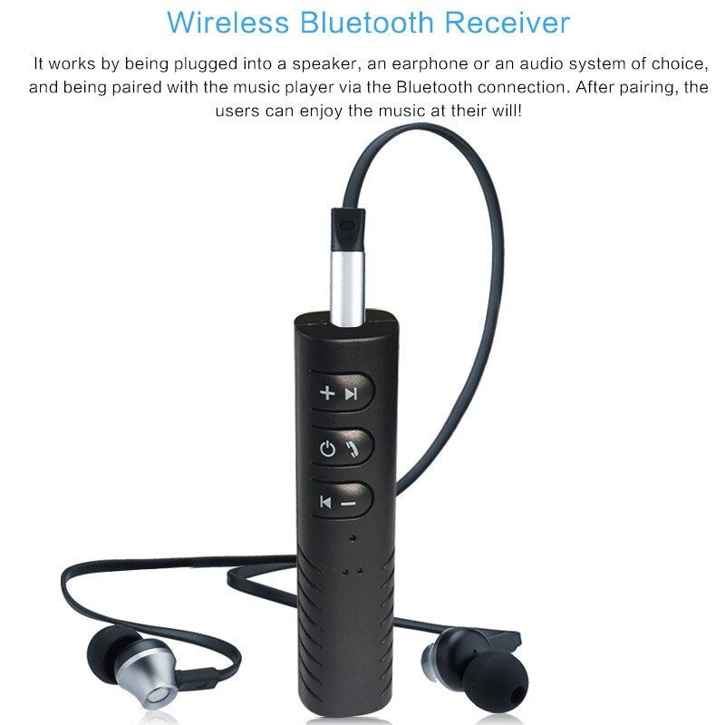 3.5mm jack bluetooth adapter håndfri bluetooth aux dongle mini lyd receptor bluetooth modtager til auto bilsæt musik