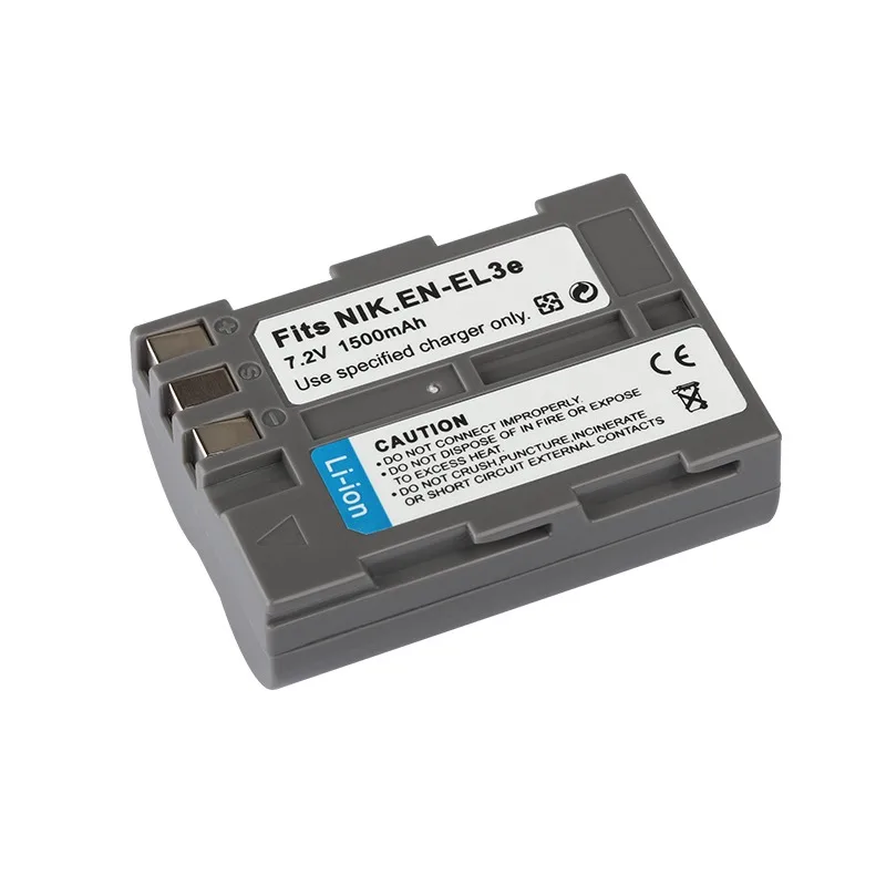 EN-EL3e EN EL3e Battery Charger for Nikon D30 D300s D50 D70 D70S D100 D200 D300 D800 V1 1500mAh ENEL3e Batteries Charger: Yellow