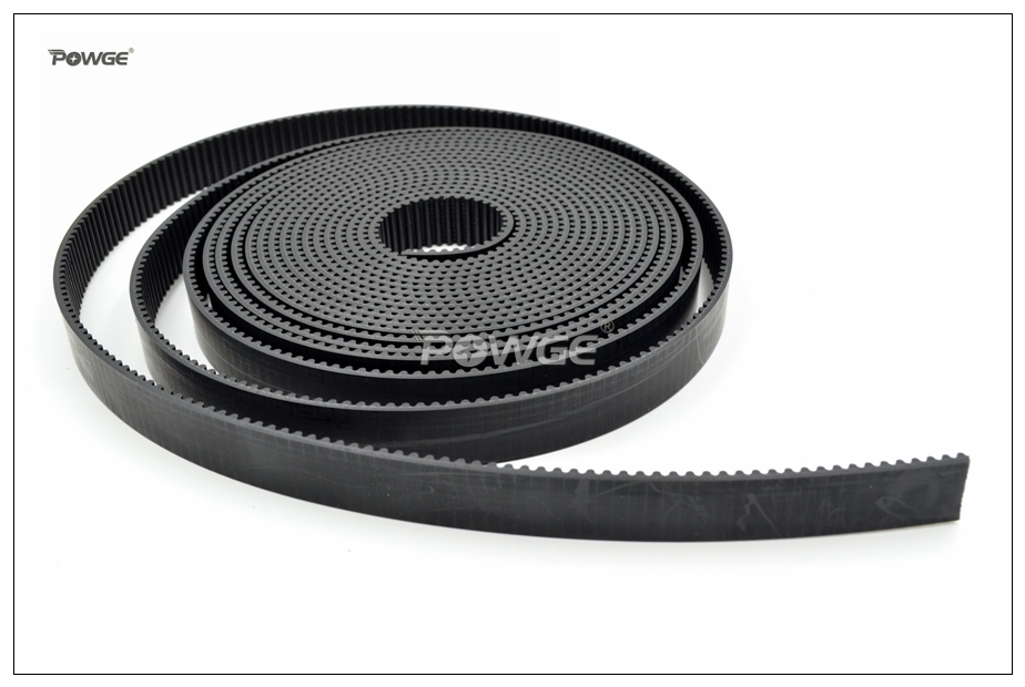 POWGE 5pcs 24 Tanden 3M Tandriemschijf Boring 5/6/6.35/8/10/ 12/14mm + 5meter W = 15mm HTD 3M PU Distributieriem 24 T 24 tanden 3M Katrol