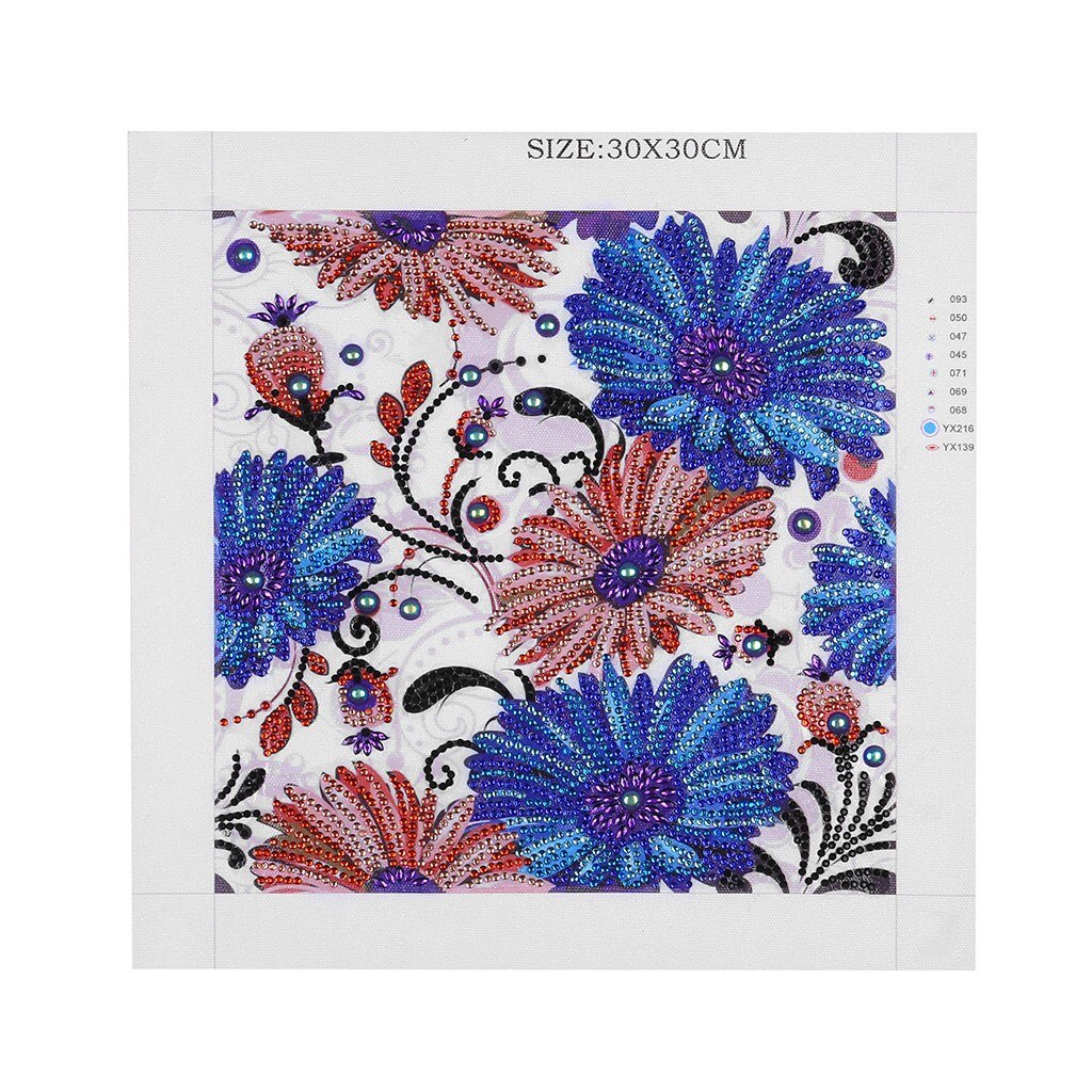 5D DIY Special Shaped Diamond Painting Mandala Kits DIY Diamond Art Paint Cross Stitch for Adults and Kids: DZ225