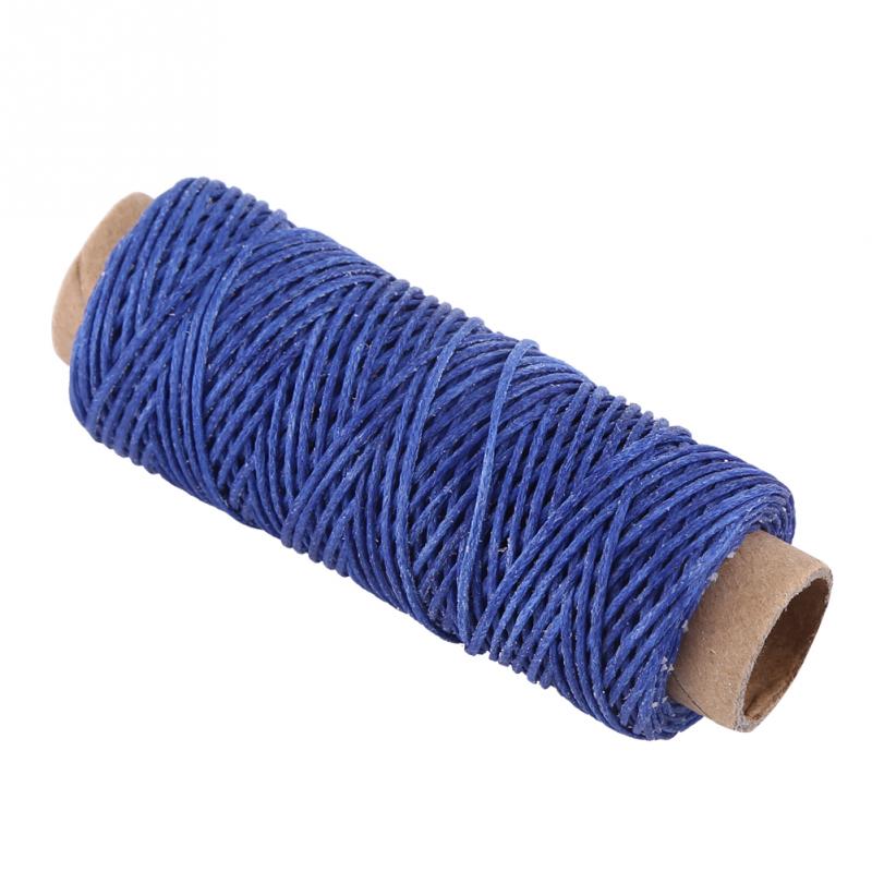 50M/Roll Handmade Flat Waxed Sew Wax Line Thread Cord Sewing Craft Tool Hand Stitching For Diy Leather Sewing Thread Accessories