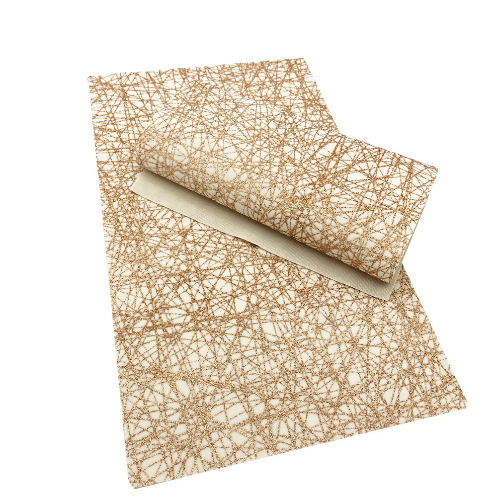 20*33cm geometriske høyhælte sko mønstre trykt glitter kunstskinn stoffark, gjør-det-selv håndlagde materialer ,1 yc 3442: 1061338007
