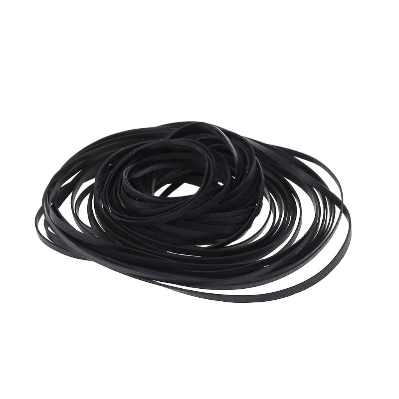 50Stck 40-135MM Universal- mischen Kassette Band Maschine Gürtel sortiert Gemeinsame Flache Gummi Gürtel für Recorder CD DVD Stock 3mm Breite