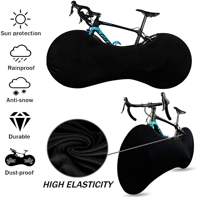 Cubierta protectora para bicicleta de montaña, equipo protector para bicicleta de carretera, cubierta de marco de ruedas antipolvo, bolsa de almacenamiento a prueba de arañazos, accesorios para bicicleta