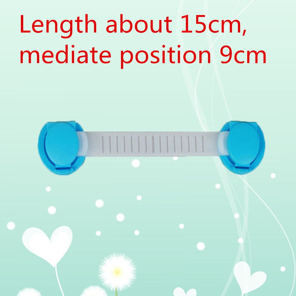 3pcs Baby Safety Drawer Cabinet Locks - Flexible Plastic Child Safety Lock: 3