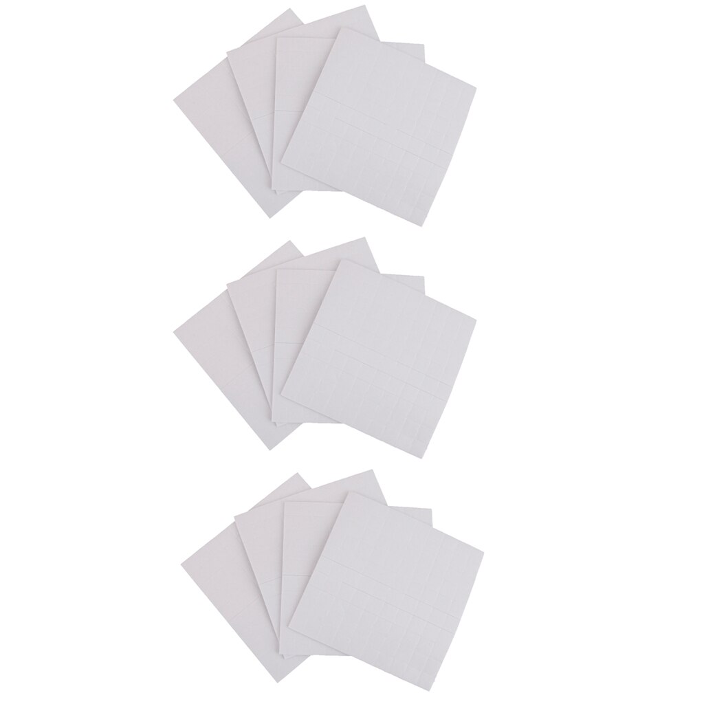 36Pcs Double Sided Self Adhesive Foam Pads Square Sticky Fixer 3D Effect 2mm