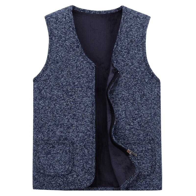 Til langt/pappa tykke gensere ermeløse cardigans Vest genser herre