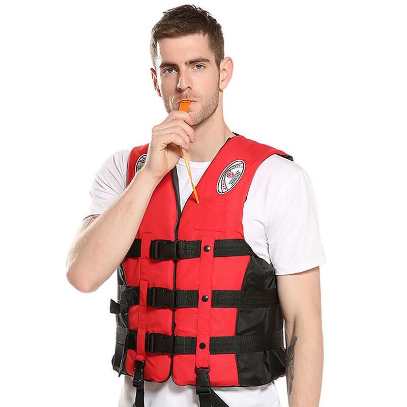 Adults Life-jacket Aid Vest Kayak Ski Buoyancy Fishing Surfing Watersport Swimming Universal Boat Boating Windsurfing X7T6