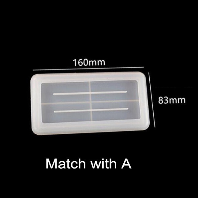 Toothbrush Holder Concrete Silicone Mold Cup Cement Tray Molds Toothpaste Storage Box Epoxy Resin Mould: F