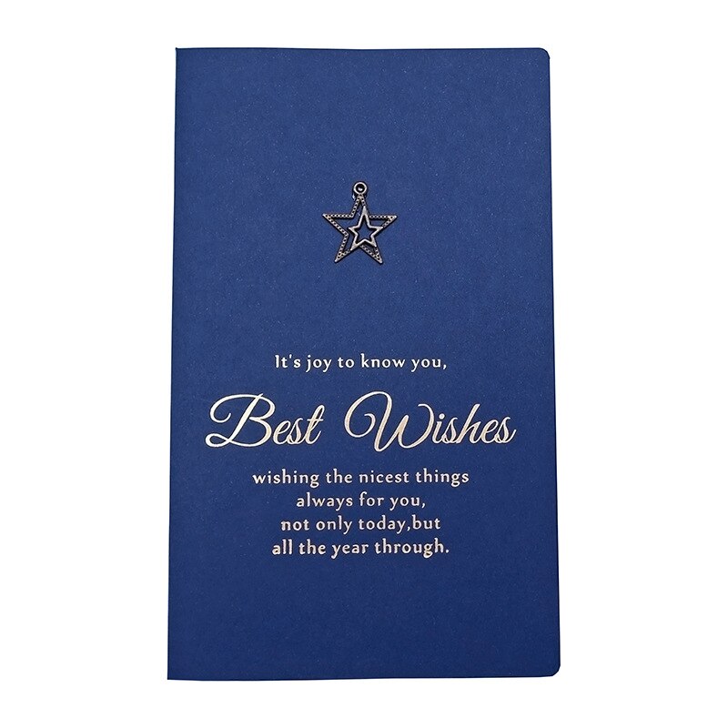 10Pcs Blue Wenskaart Postkaart Verjaardag Brief Envelop Jaar Card Set Bericht Kaart