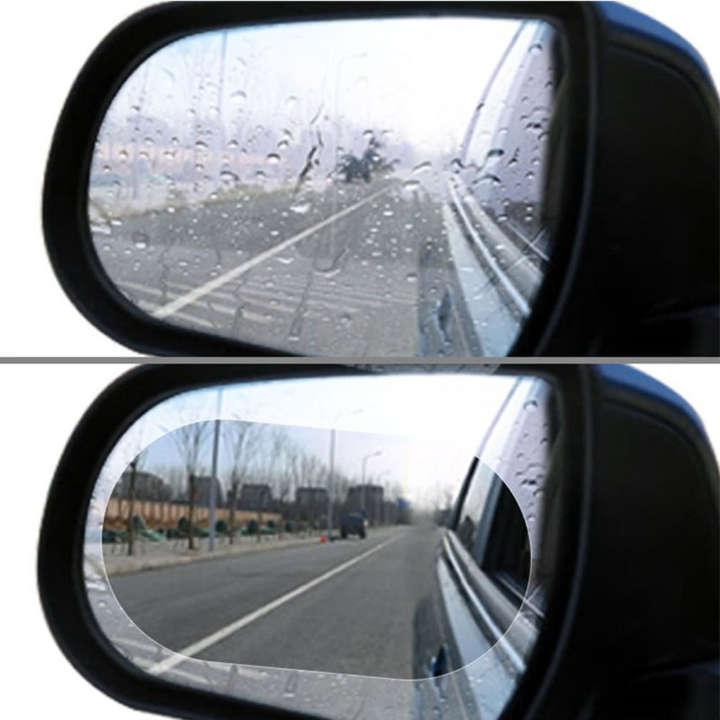 Car Rearview Mirror Waterproof Membrane Anti-fog Car Mirror Window Film Automobile Replacement Accessories