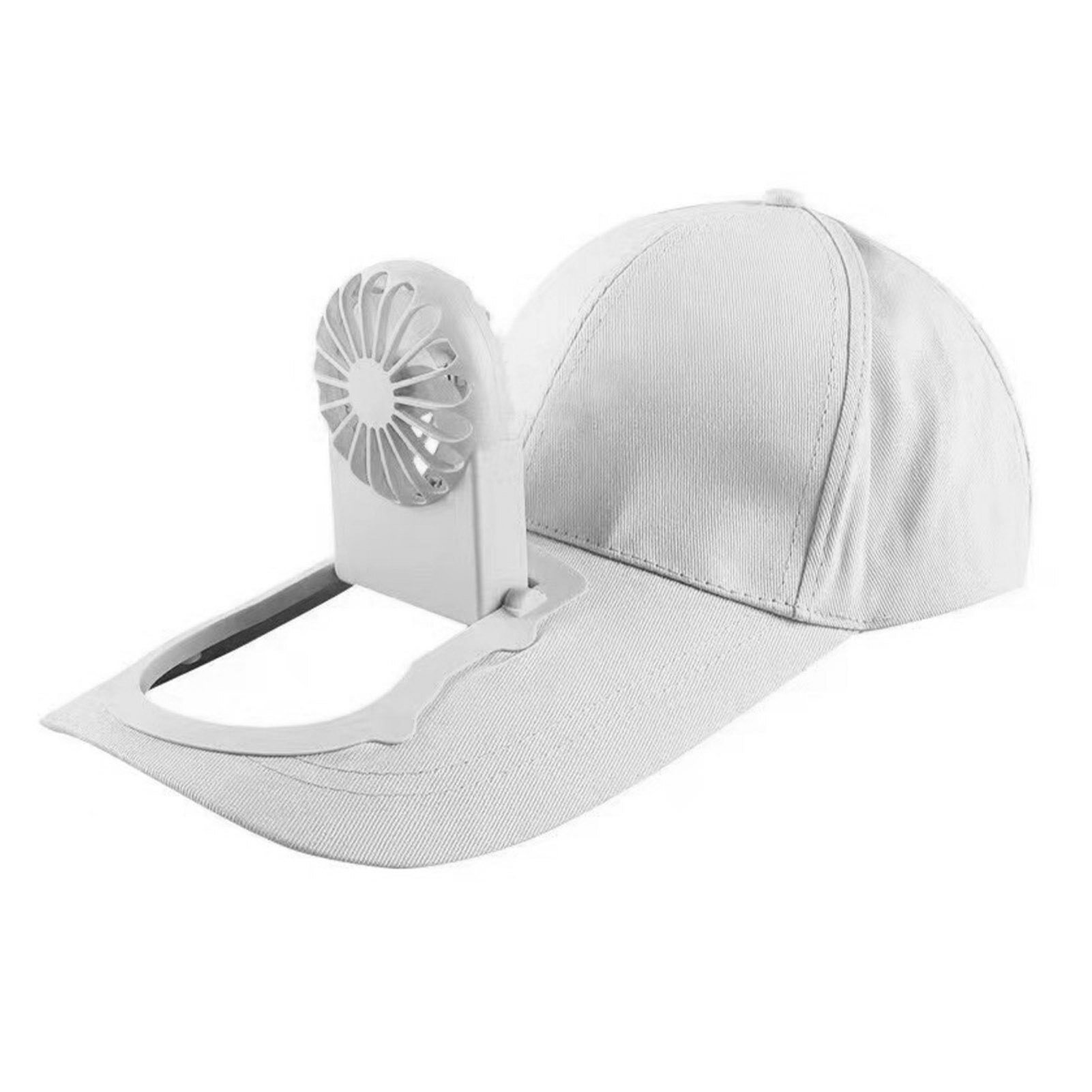 Sommerhut mit Ventilator, sonnenschutz, usb-ladefunktion, atmungsaktiver sonnenschutz, sportkappe mit 3- facher verstellmöglichkeit, Ideal zum angeln, Baseball und golfen.