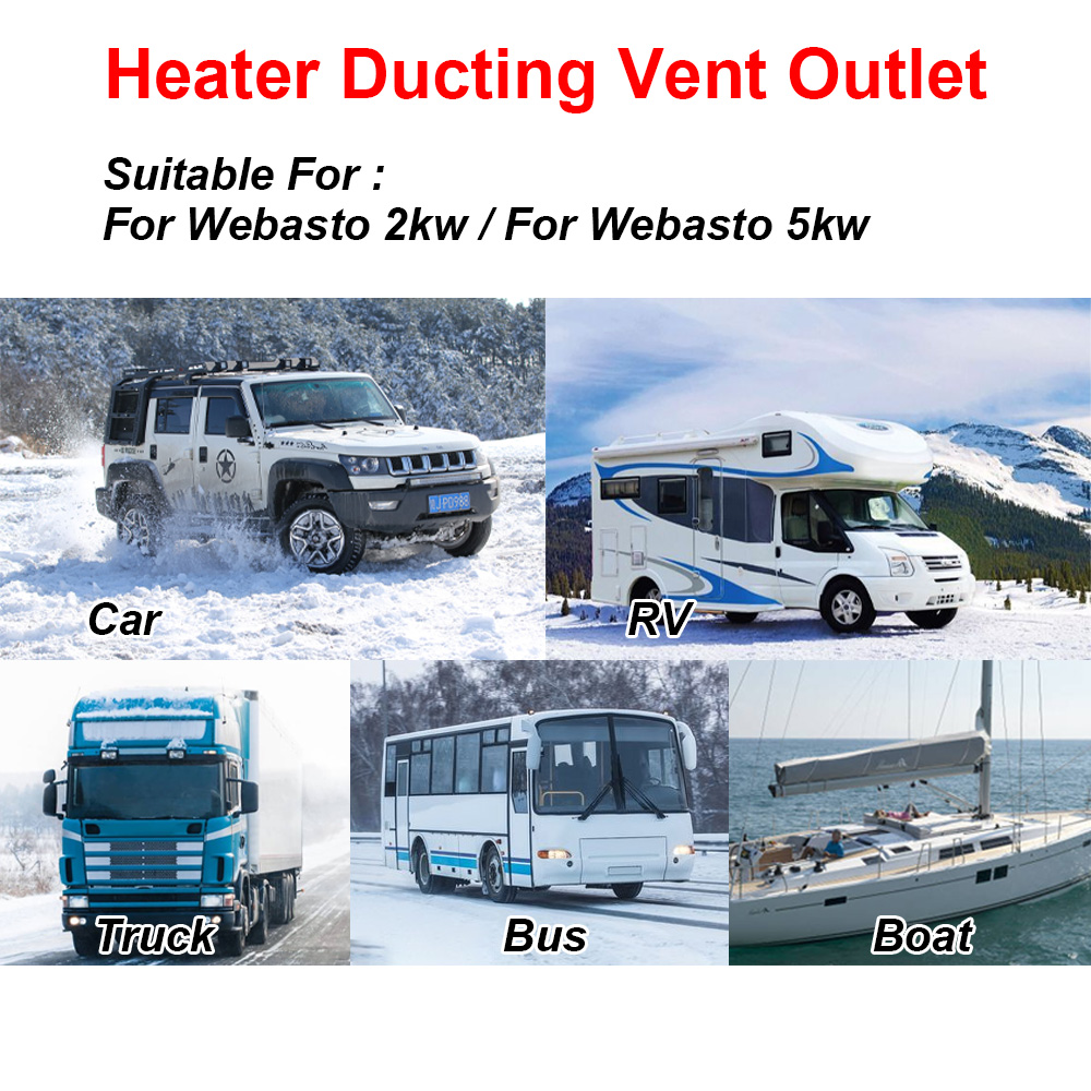 Air Outlet Vent Abdeckung Für Luft Diesel Standheizung Teile Für Webasto Heizung 2KW 5KW Für Auto Lkw Bus Caravan boot Erwärmung
