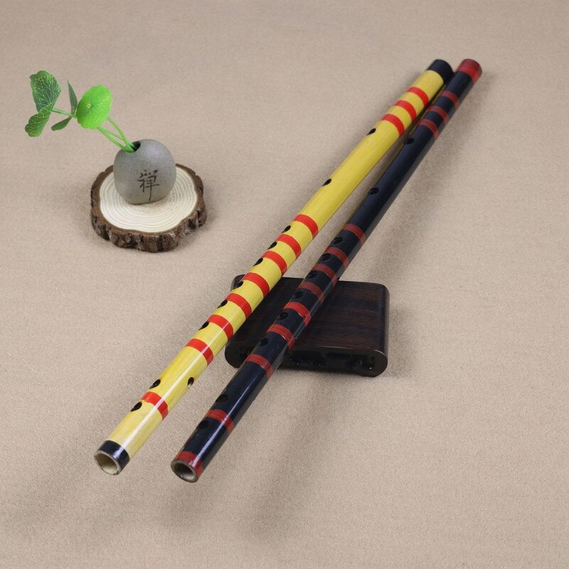 1Pcs 47cm Bamboo Flute Musical Instrument Beginner Practice Traditional Amateurs Woodwind Instruments
