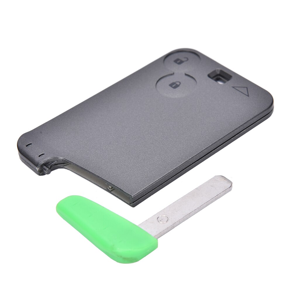 Replacement 2 button Key Card Shell/Case +Blank Blade FOR Renault Laguna
