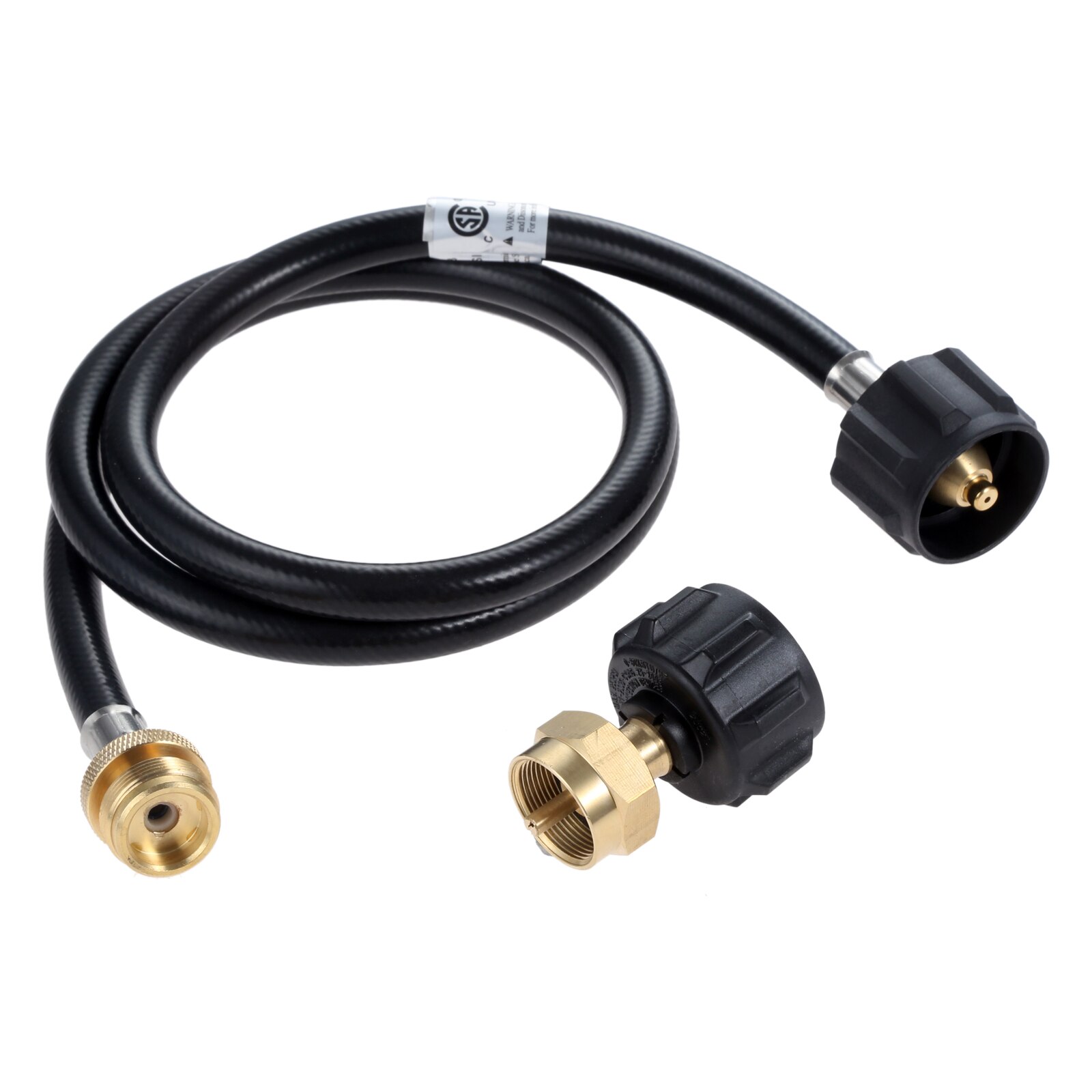 Propane Refill Adapter with Hose Replacement for QCC1/Type1 Tank Connects 1 LB Bulk Portable Appliance to 20 lb Propane Tank