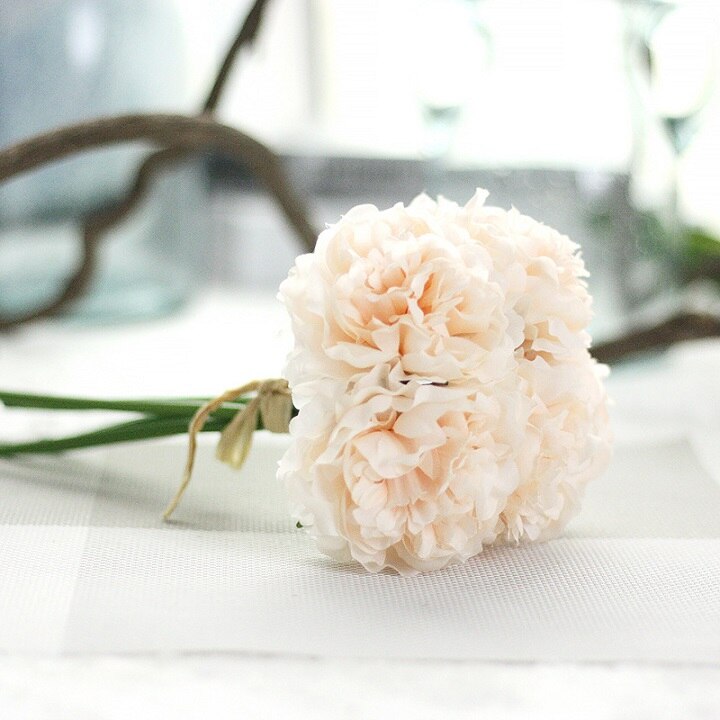 LXHZSY Hortensia kunstbloemen 100 stuks kunstmatige hortensia bloemen bruiloft bruidsboeket outdoor boog festival thuis kerstkransen doe-het-zelf decoratie (kleur 18, 10 stuks