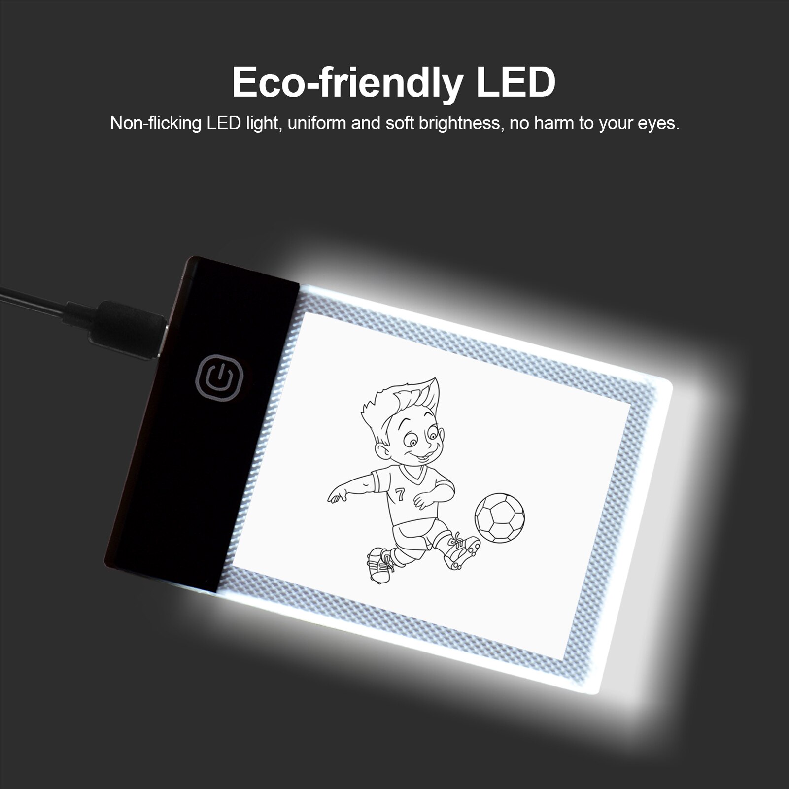 Super Mini LED Light Pad Ultra-thin Light Box USB Powered Dimmable Brightness Artcraft Tracer Drawing Tracing