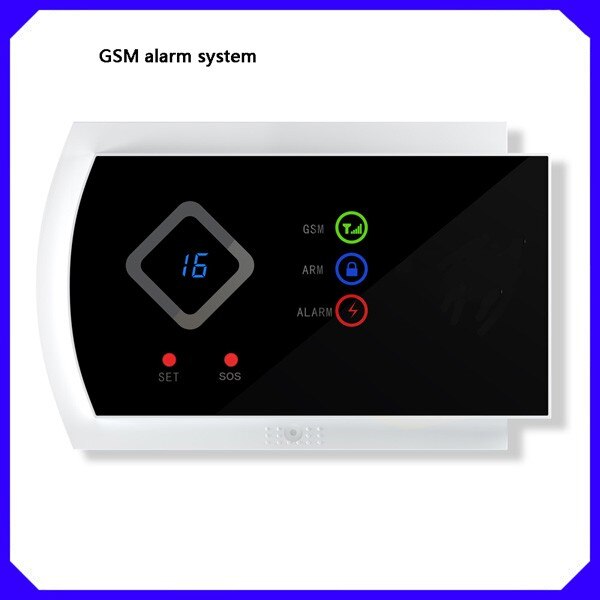 G10A Intelligent 99 Wireless Zones+2Wired Zone Touch GSM alarm system Smart Phone APP Remotely Arm/Disarm/monitor/Intercom