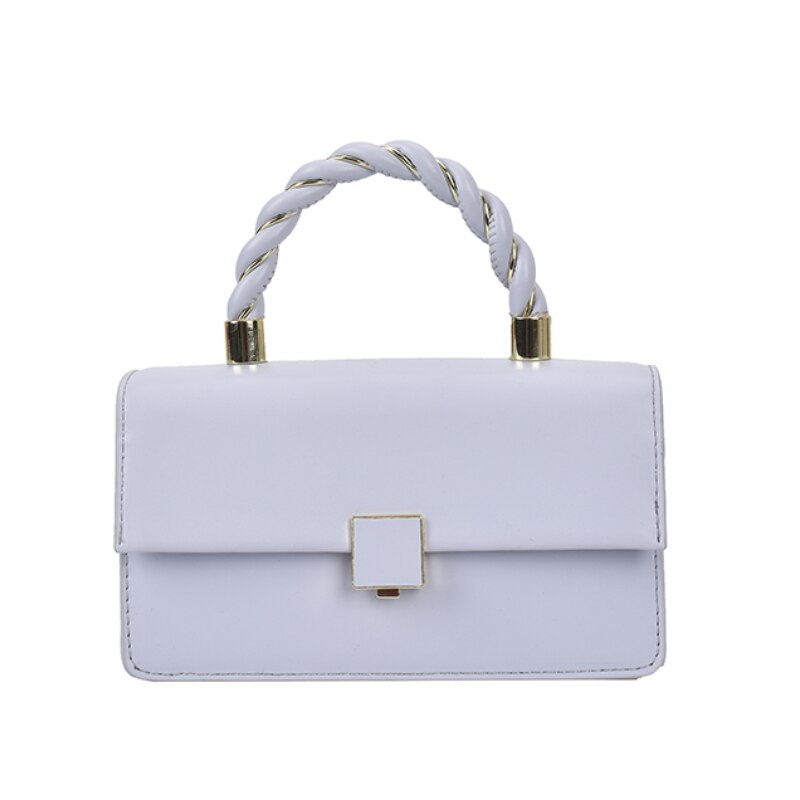 Vrouwelijke Kleine Luxe Crossbody Tassen Voor Vrouwen Kleine Handtas Pu Lederen Handtas Dames Met Handvat