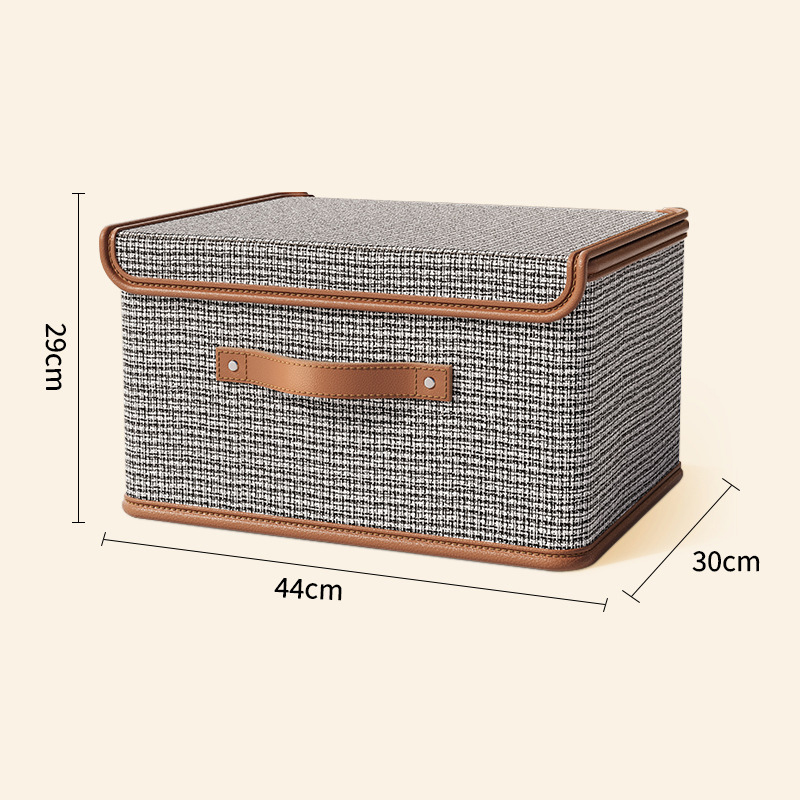 Dustproof Storage Box with Lid Double Thickness Moisture-proof Storage Box Large Capacity Foldable Clothes Storage Box