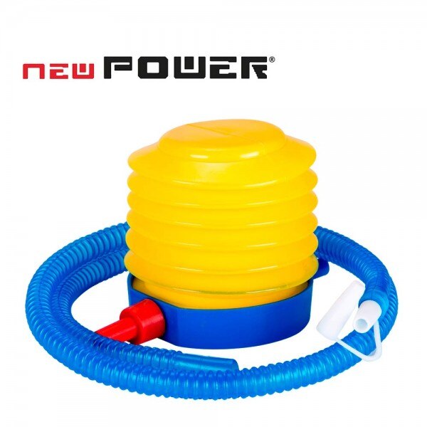 NEWPOWER-Hinchador de Pie Manual,Ideal para Fitball,Semiesferas de Equilibrio y Flotadores
