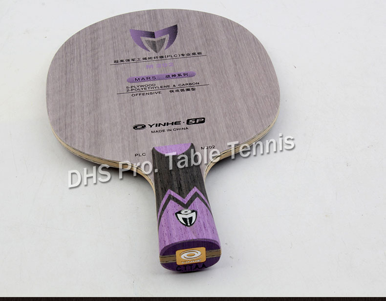 Orignal YINHE M202 MARS Series POLYETHYLENE Carbon table tenis blade/ ping pong blade