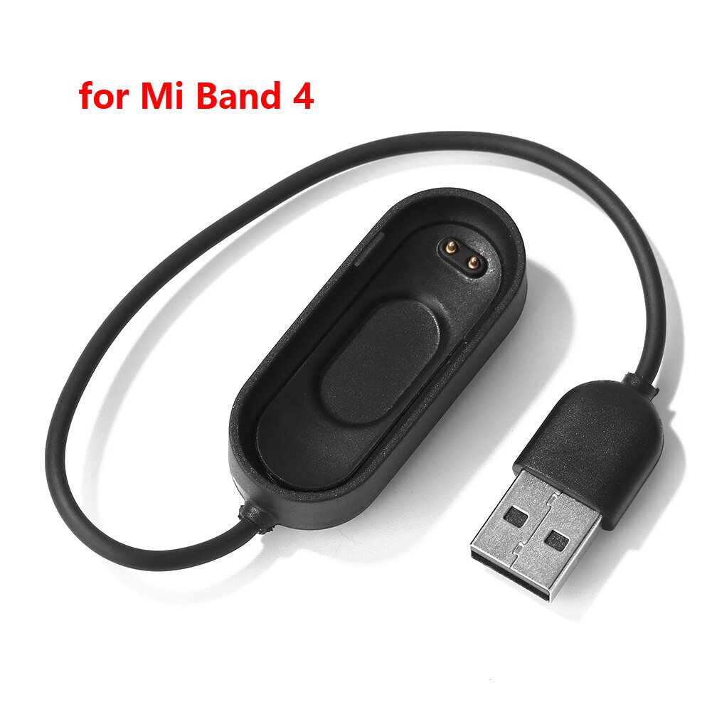 För xiaomi mi band 5 4 3 2 usb-laddartråd smart kabel datadocka utbyte docka laddningskabel bärbar snabbladdningskabel: För  m4 20cm