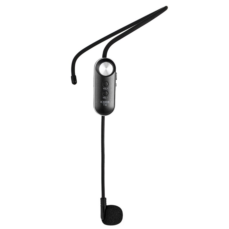 2 in 1 Handheld UHF Wireless Microphone Headwear Mic Voice Amplifier for Speech Teaching