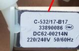 C -532-/17-b17 vaskemaskin deler inntak magnetventil  dc62-00214n wd806 u 2 gasd gagd 90 k 6410ow ox
