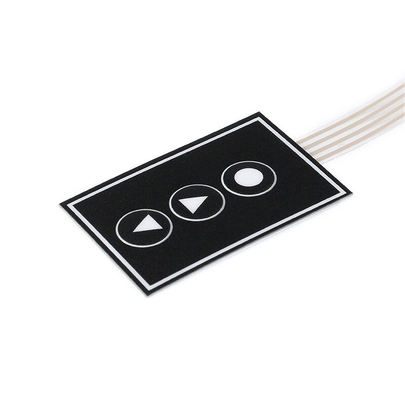 10/1Pcs 1x3 Matrix Array 3Key Button Membrane Switch Keypad Keyboard Control Panel DIY Kit For Arduino 1*3 Keys