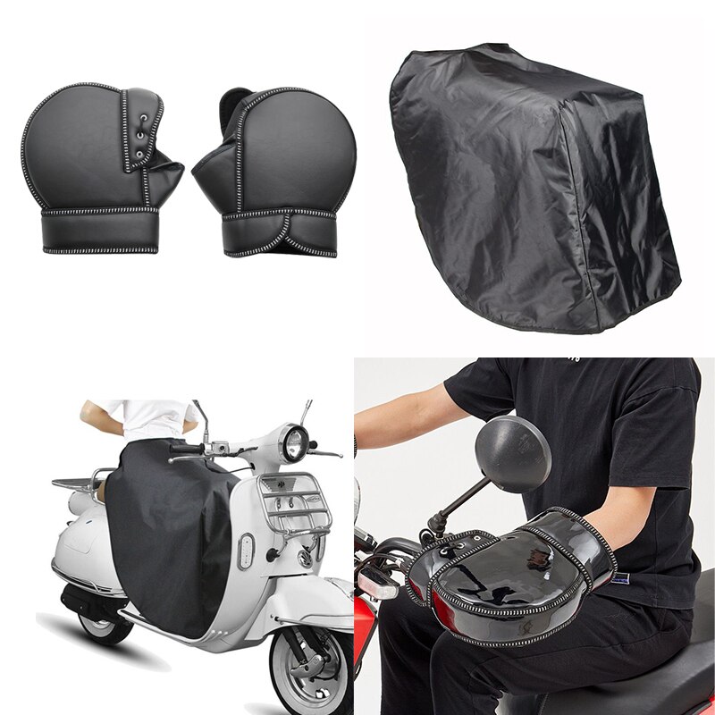 Motor scooters beenhoes knie deken warmer voor motorfiets waterdicht winddicht motorfiets winter quilt beenhoes scooter: Beenbedekking handschoen c